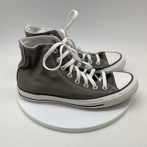 Converse Chuck Taylor All Star Hi Sneakers Womens 9 Unisex Gray Canvas 1J793